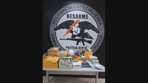 Drogas apreendidas pela Polícia Civil em conjunto com a Receita Federal